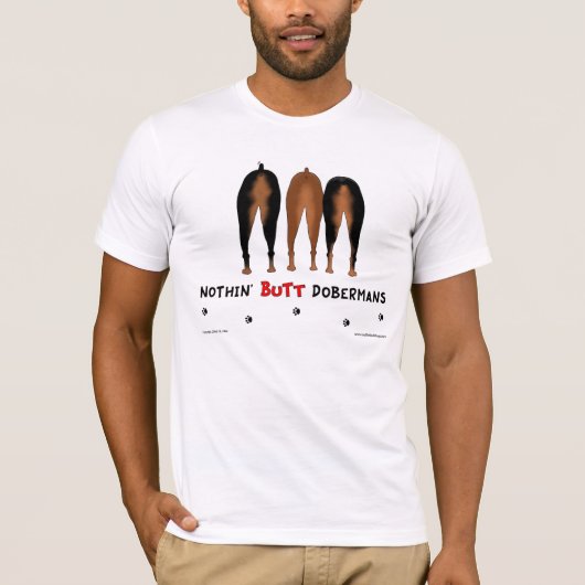 Nichts Hintern-Dobermann-T - Shirt (Vorderseite)