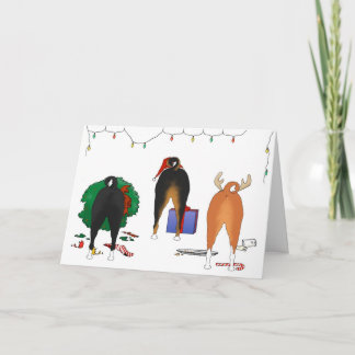 Nichts Hintern ein Basenji Weihnachten