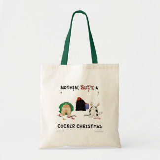 Nichts Hintern ein Cockerspaniel-Weihnachten Tragetasche