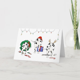 Nichts Hintern ein Dalmatiner-Weihnachten Feiertagskarte