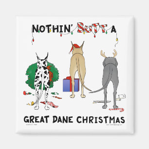 Nichts Hintern ein Däne-Weihnachten Magnet