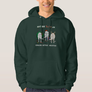 Nichts Hintern ein englischer Setzer-Weihnachten Hoodie