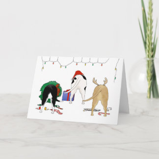 Nichts Hintern ein Gruben-Stier-Weihnachten Feiertagskarte