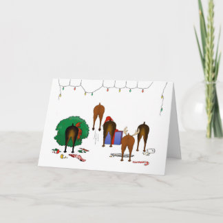 Nichts Hintern ein minimales Button-Weihnachten Feiertagskarte