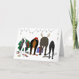 Nichts Hintern ein Rettungs-Weihnachten Feiertagskarte