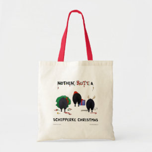 Nichts Hintern ein Schipperke-Weihnachten Tragetasche