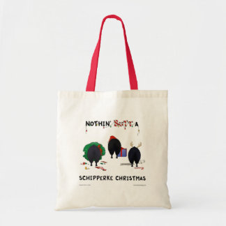 Nichts Hintern ein Schipperke-Weihnachten Tragetasche