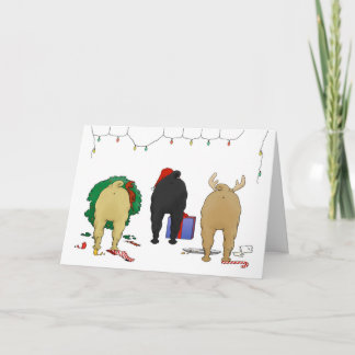 Nichts Hintern ein Shar-Pei Weihnachten