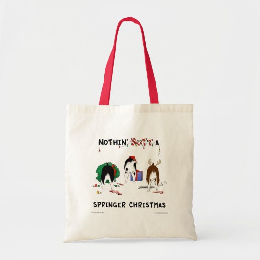 Nichts Hintern ein Springer-Weihnachten Tragetasche (Vorne)