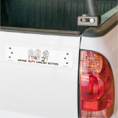 Nichts Hintern-englische Setzer Autoaufkleber (Auf Lkw)