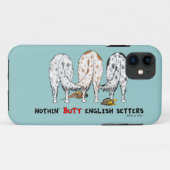 Nichts Hintern-englische Setzer Case-Mate iPhone Hülle (Rückseite (Horizontal))