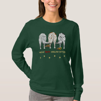 Nichts Hintern-englische Setzer T-Shirt