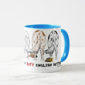 Nichts Hintern-englische Setzer Tasse (VorderseiteRechts)
