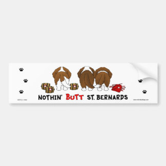 Nichts Hintern-Heiliges Bernards Autoaufkleber
