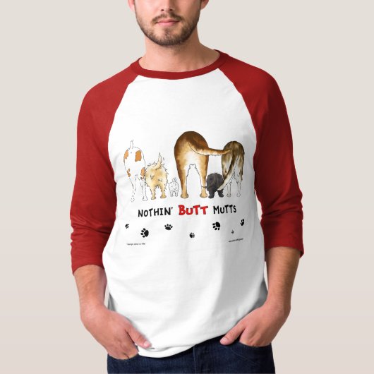 Nichts Hintern-Köter T-Shirt (Vorderseite)
