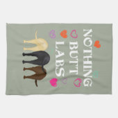 Nichts Hintern-Labradore! Handtuch (Horizontal)