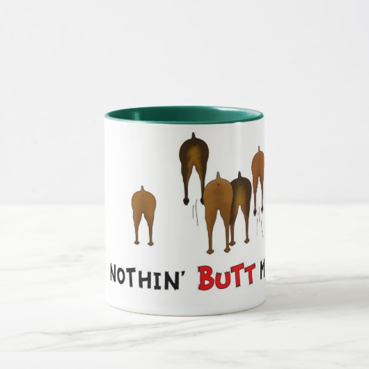 Nichts Hintern MinPins Tasse (Zentrum)