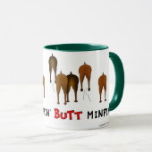 Nichts Hintern MinPins Tasse (VorderseiteRechts)