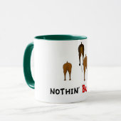 Nichts Hintern MinPins Tasse (Vorderseite Links)