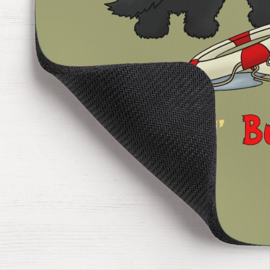 Nichts Hintern Newfies Mousepad (Ecke)