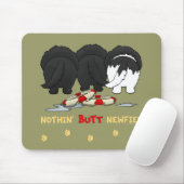 Nichts Hintern Newfies Mousepad (Mit Mouse)