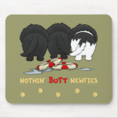Nichts Hintern Newfies Mousepad (Vorne)