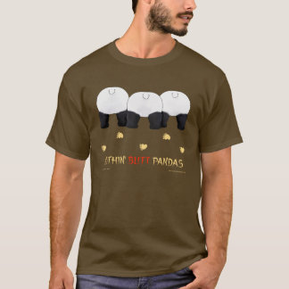 Nichts Hintern-Panda-Dunkelheits-T - Shirt