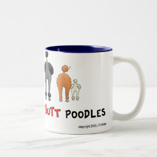 Nichts Hintern-Pudel-Tasse Zweifarbige Tasse