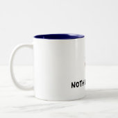 Nichts Hintern-Pudel-Tasse Zweifarbige Tasse (Links)
