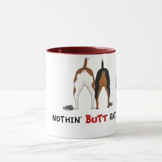 Nichts Hintern-Ratten-Terrier-Tasse Tasse (Zentrum)