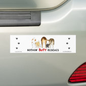 Nichts Hintern rettet Autoaufkleber (Auf Auto)