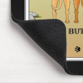 Nichts Hintern Ridgebacks Mousepad (Ecke)