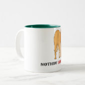Nichts Hintern Ridgebacks Tasse (Vorderseite Links)