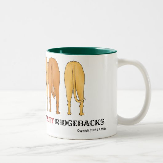 Nichts Hintern Ridgebacks Tasse (Rechts)