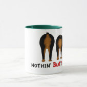 Nichts Hintern Rotties Tasse (Zentrum)
