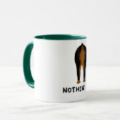 Nichts Hintern Rotties Tasse (Vorderseite Links)