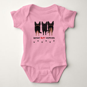Nichts Hintern-Schäfer Baby Strampler