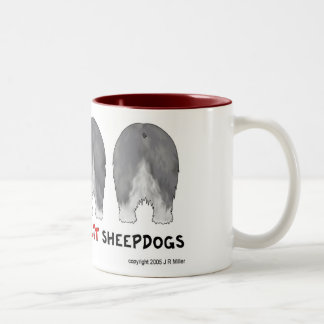 Nichts Hintern-Schäferhund-Tasse Zweifarbige Tasse
