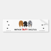 Nichts Hintern Shelties Autoaufkleber (Vorne)