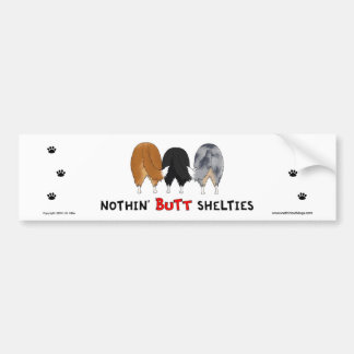 Nichts Hintern Shelties Autoaufkleber