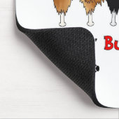 Nichts Hintern Shelties Mousepad (Ecke)