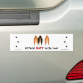 Nichts Hintern Shiba Inus Autoaufkleber (Auf Auto)