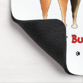 Nichts Hintern Shiba Inus Mousepad (Ecke)