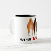 Nichts Hintern Shiba Inus Tasse (Vorderseite Links)