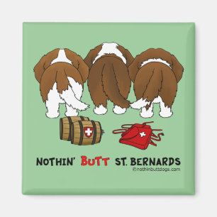 Nichts Hintern-St. Bernards Magnet