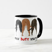 Nichts Hintern Staffies Tasse (VorderseiteRechts)
