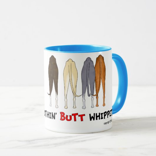 Nichts Hintern Whippets Tasse (VorderseiteRechts)