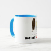 Nichts Hintern Whippets Tasse (Vorderseite Links)