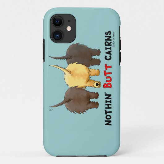 Nichts Hinterncairn-Terrier Case-Mate iPhone Hülle (Rückseite)