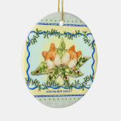 "Nichts HinternCorgis" Corgi-Verzierung Keramik Ornament (Rechts)